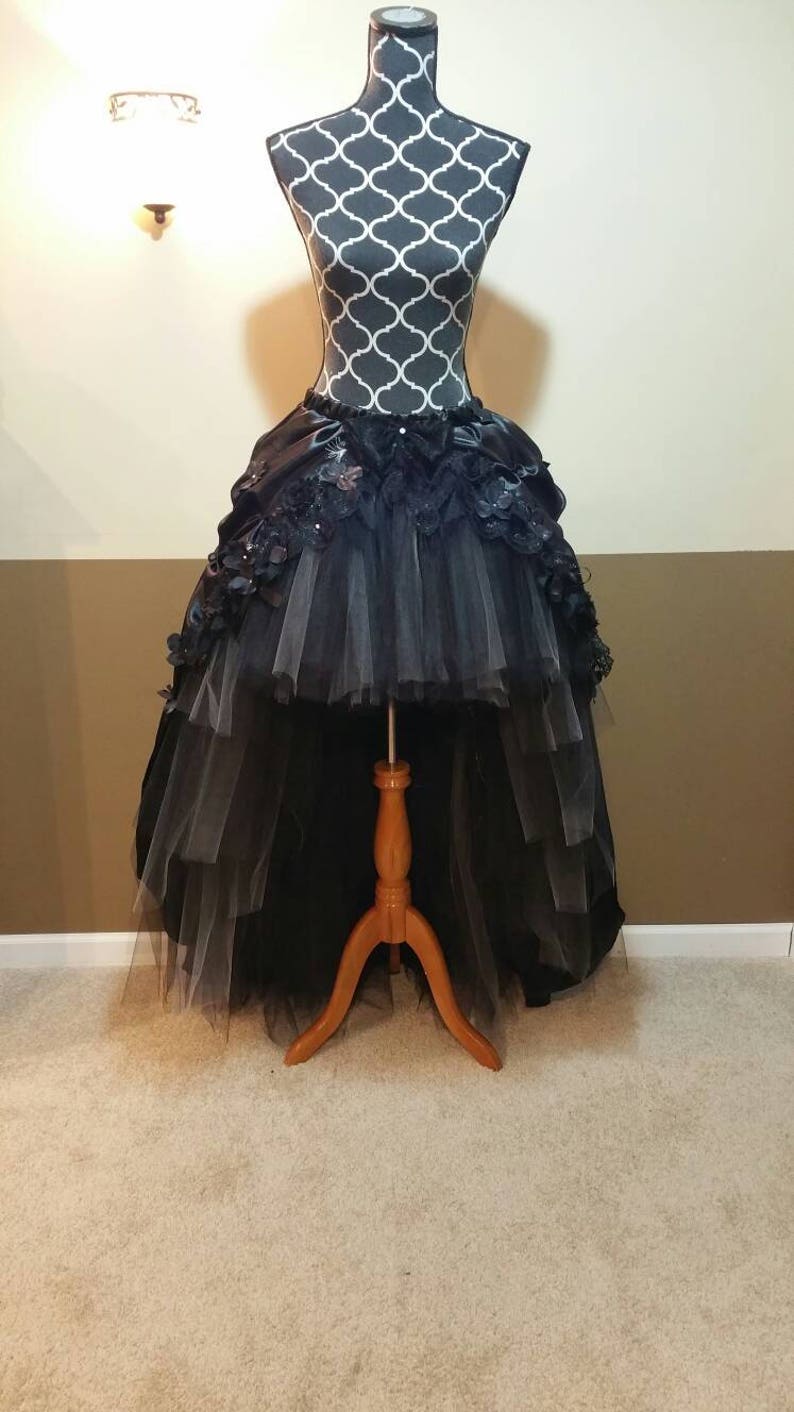 Custom LED HI-LO Tutu Dress. Evil Queen Costume/ Black Skirt | Etsy
