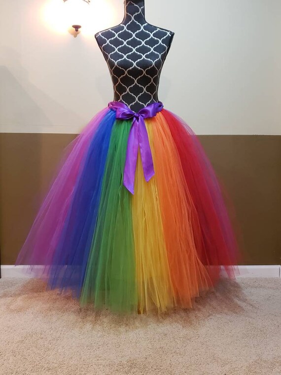 rainbow tutu costume