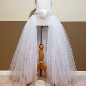 Weißer offener Rock/ Over Rock / Brautjungfern Tutu / Tutu | Etsy