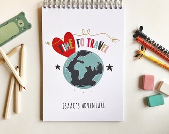 Personalised Children's Travel Notebook