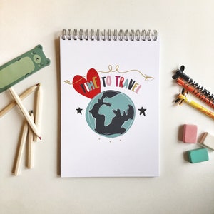 Diario de viaje para niños