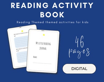 Digital Reading Themed Activity Book for Kids
