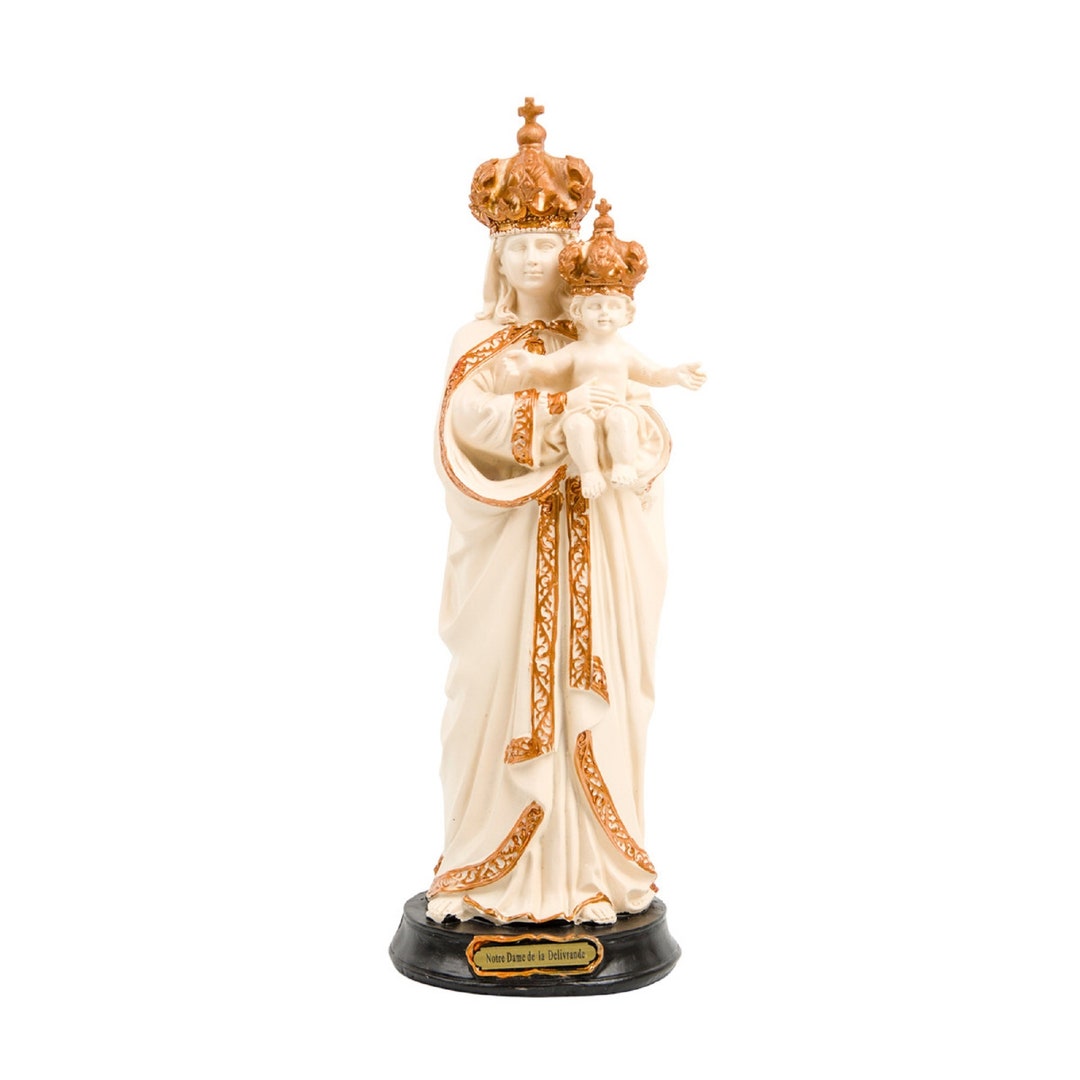 Our Lady of the Deliverance Virgin Mary Statue 12 Cm High in Etsy