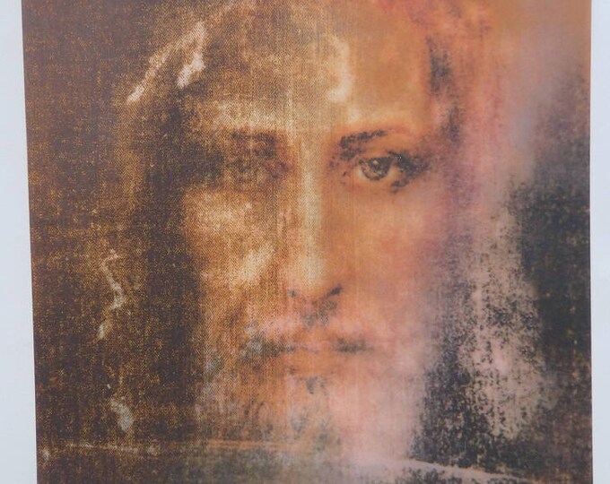 Jesus Hologram Decoration Poster, the Holy Shroud Turin, 24 Cm X 17 Cm ...