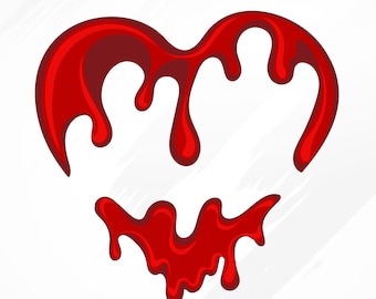 Hjärtblödande SVG, hjärta, blödande hjärta, kärlekssvg, hjärtsvg, brustet hjärta ClipArt, alla hjärtans dag, Halloween PNG