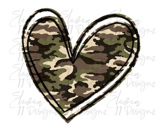Kamouflagehjärta SVG och PNG, Hjärta SVG, Alla hjärtans dag svg, Kamouflage svg, Kärlek svg, Alla hjärtans dag svg, Hjärt clipart, Alla hjärtans dag bilder
