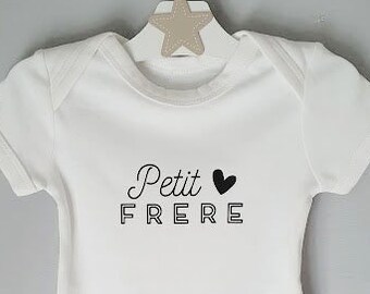 Petit Frère T Shirt Frere Soeur T-shirt Frères Et Grand Frère