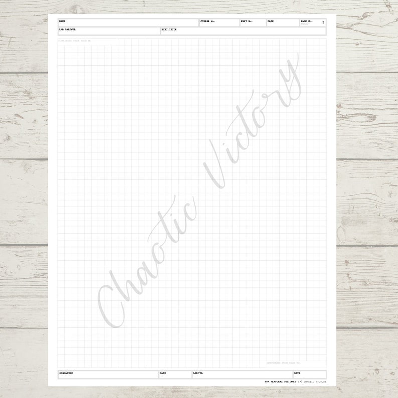 Digital Laboratory Notebook | Goodnote | Notability - Etsy