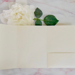 Wedding Pocket Envelopes| Shimmer Tri-Fold Envelope| Pocket Invitation Envelopes| Envelope Pocket Wrap