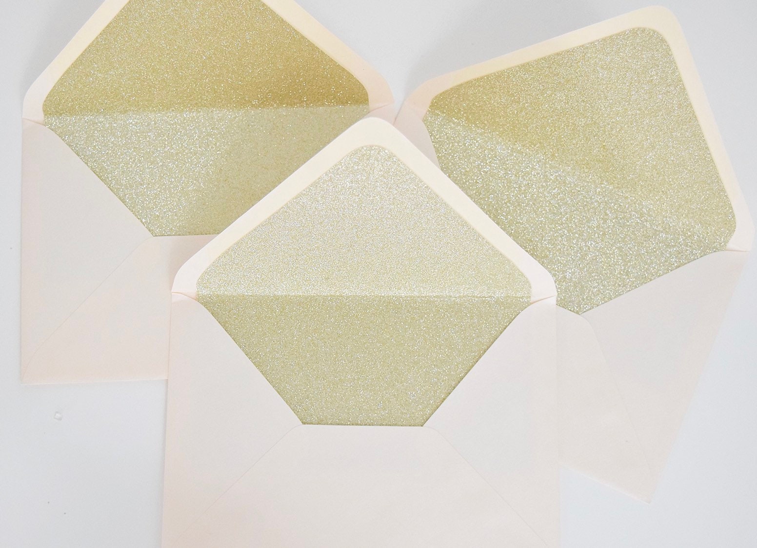 Gold Glitter Lined Envelopes Glitter Wedding Envelopes Blush Etsy