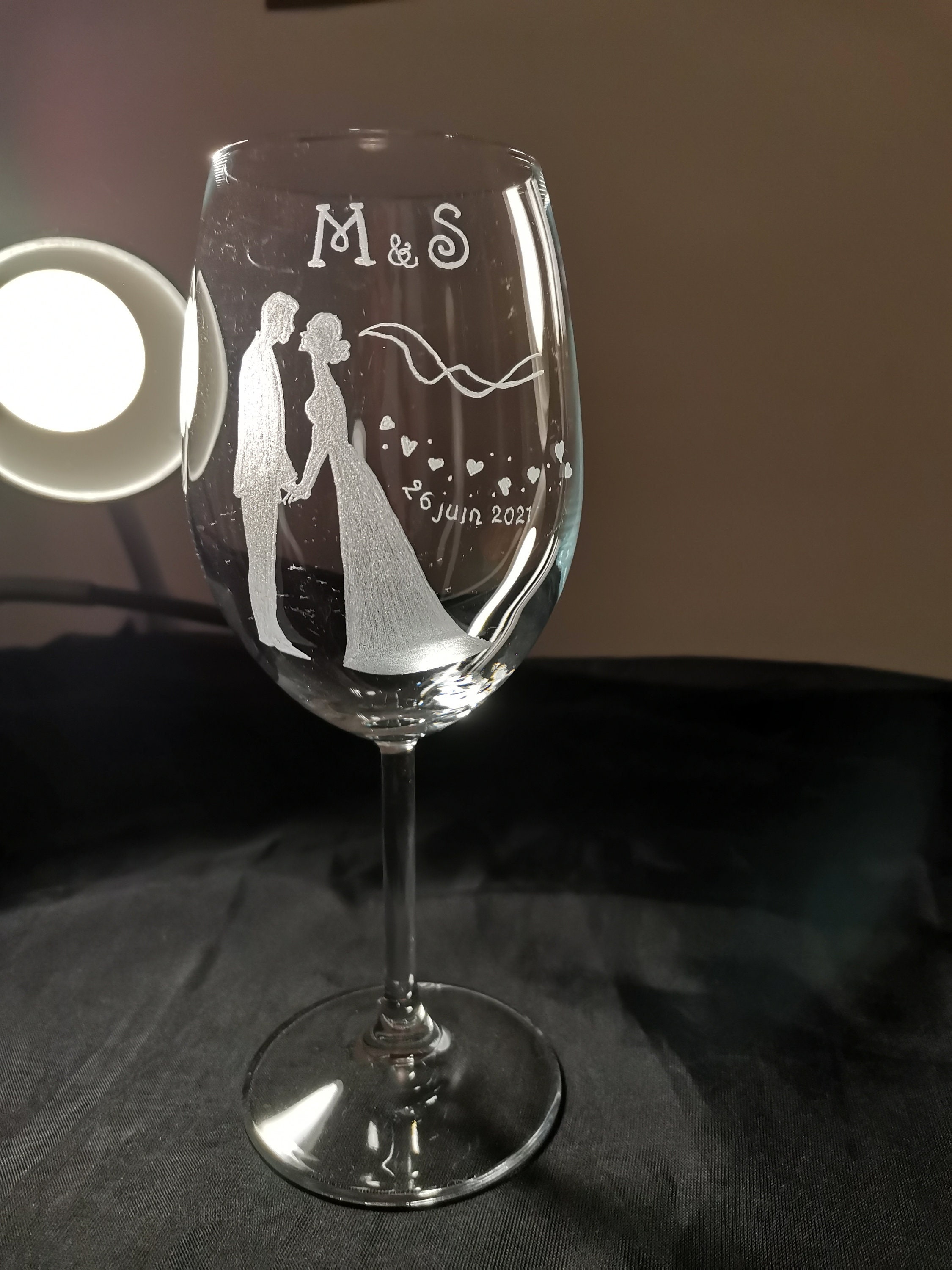 Wine Glass 35 Cl Personalized Engraving for Different Etsy Israel
