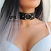 O-ring choker,Leather choker,BDSM Collar, Submissive collar,Slave choker,Collar bdsm,Leather bdsm collar,Bdsm collars for women,Mature 