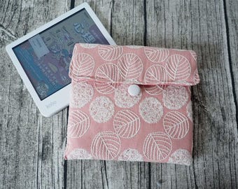 Japanese Print Laptop Sleeve: Padded Kindle/iPad Case, Monogram Gift