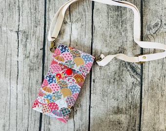 Handmade Kawaii Animal Phone Crossbody Bag: Cotton Linen