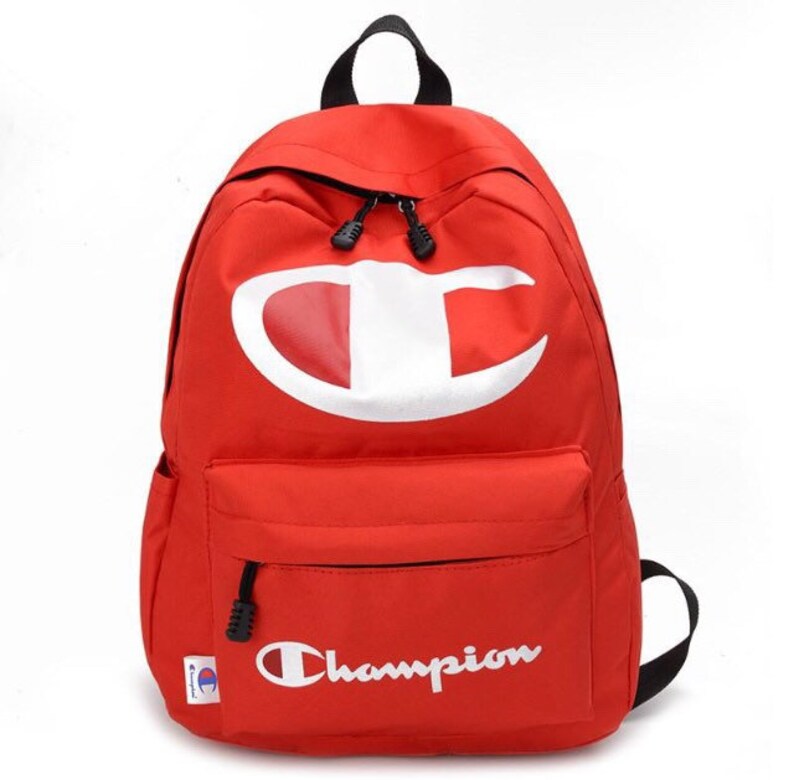 orange champion backpack