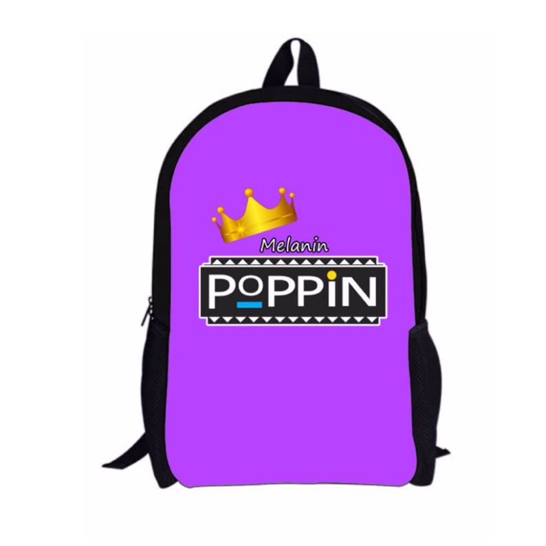 MARTIN Melanin Poppin Black Girl Magic Backpack Etsy
