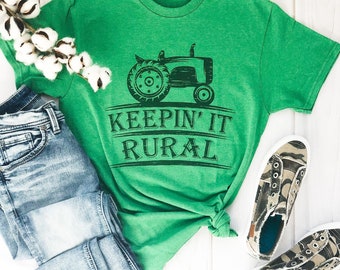 Feminism The Future is Female Farmer Shirt Country Tee Support Female Farmers l Farm Tank Eat Locally Farmers Market Tee l Gift