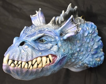 Water Dragon Creature - Wall Mounted Trophy Bust
