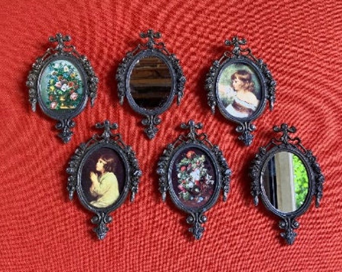 Vintage Ornate Metal Frames and Mirrors Made in Italy Ornate Etsy