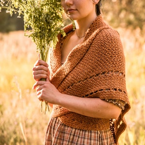 Outlander Inspired Shawl Wrap Crochet PDF Pattern Shawl Season 4 Knitted Shawl Historical Costume Claire's Wrap image 4