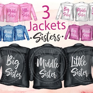 3 JASSEN ZUSSEN Beste Vrienden Clipart Beste Vrienden Jassen BFF Clipart Vrienden Clipart Aquarel Kapsels Custom Besties Clipart