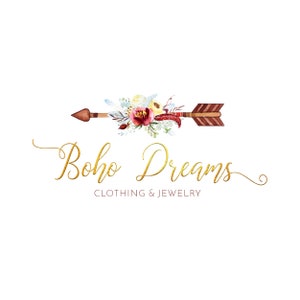 Premade Watercolor Logo Cake logo Cooking logo Artisan Cakes Logo Watercolor Cake  Boho Logo Floral Logo Bakery logo  Watercolor Mixer Logo