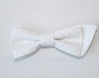 Black and White Crosshatch Asymmetric Bow--Black and White Bow--Clip or Nylon Headband