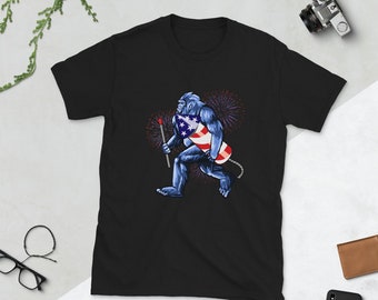 Bigfoot American Fireworks - 4th of July T-Shirt