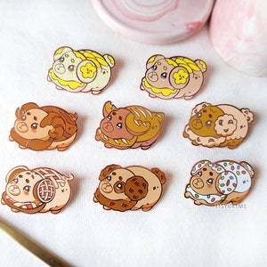 Fidough Bakery Enamel Pins