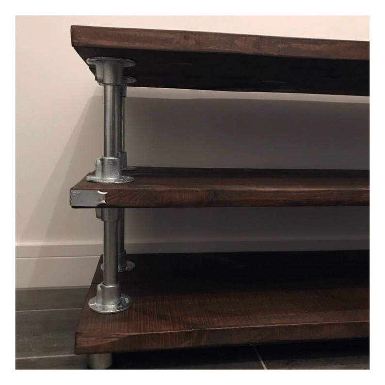 Bespoke Upcycled Scaffolding Board TV Stand/shelf Unit Made From