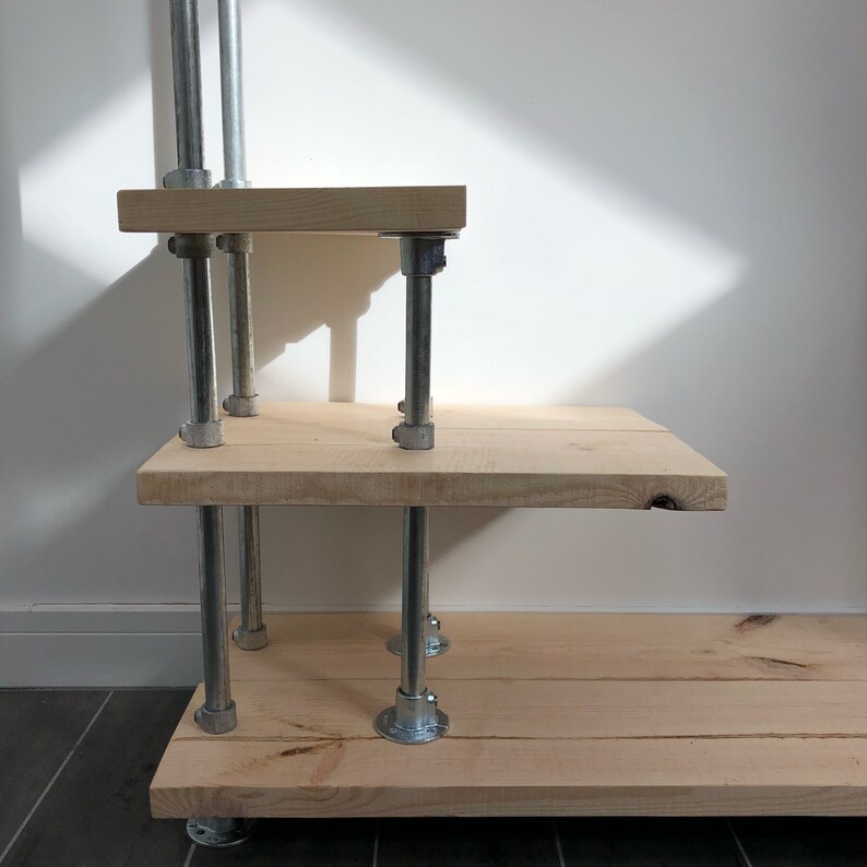scaffold wardrobe rails