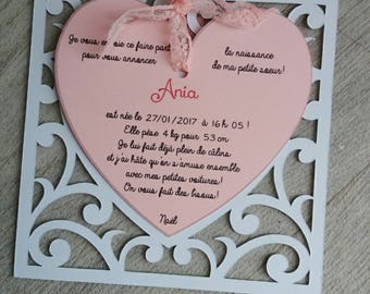 share square arabesque and heart cutout