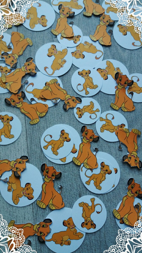 Confettis De Table Theme Le Roi Lion Etsy Confettis De Table Theme Le Roi Lion Etsy