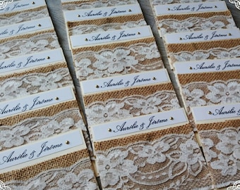 share Bohemian burlap & lace