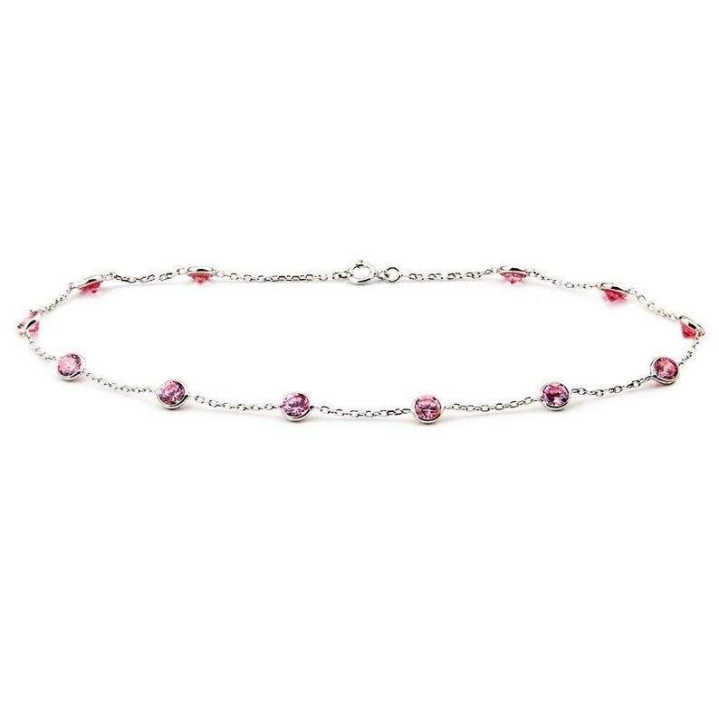 Carissima Orecchini Donna 18kt Oro Bianco Con Zirconia Cubica Rotonda 4 Mm - Eleganti E Italiani