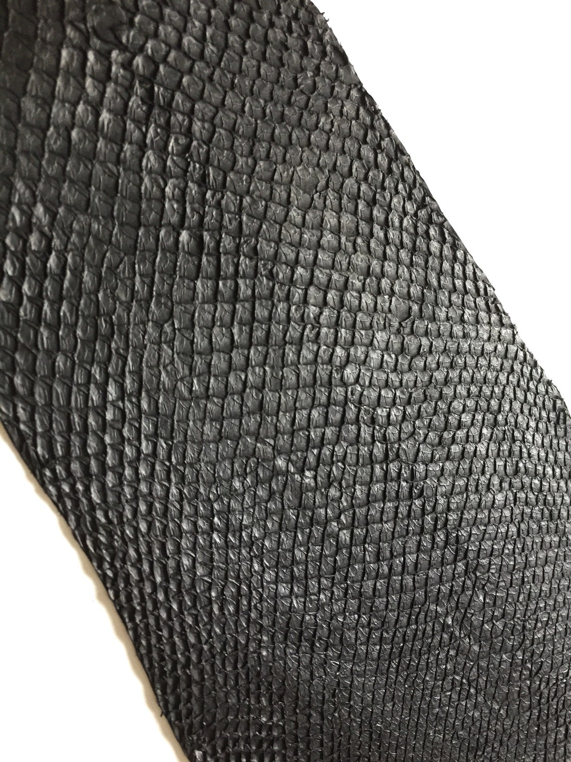 Salmon Fish Skin Leather Black Etsy UK