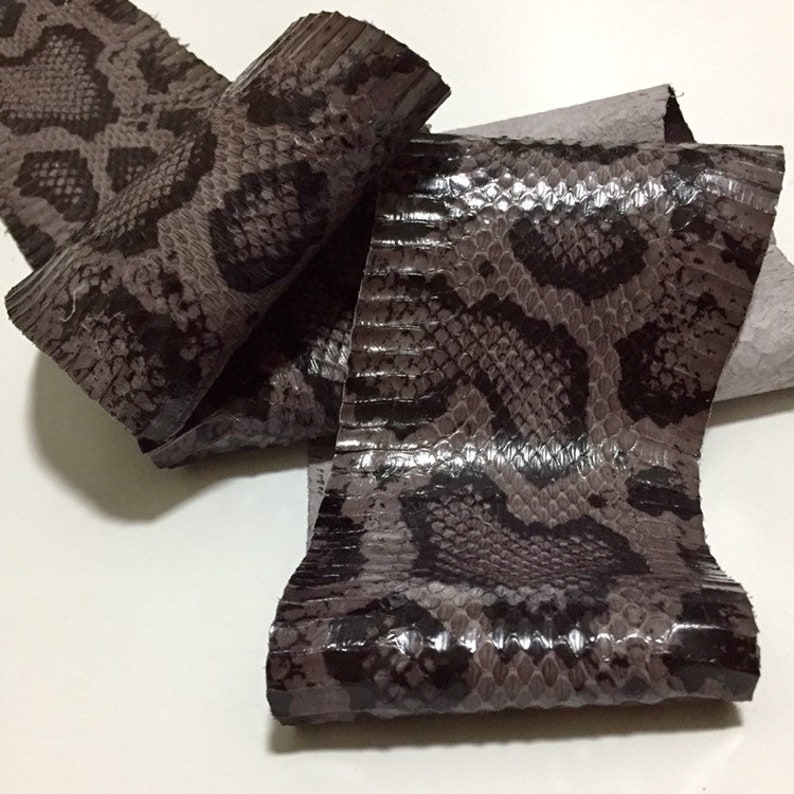 Real Cobra SNAKESKIN SNAKE SKIN hid tanned leather Burmese Etsy
