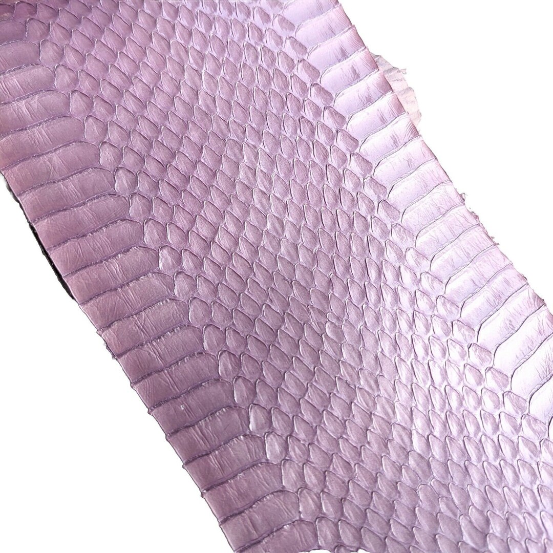Real Snake Skin Bellycut Snakeskin Leather Hide Craft Supply Light