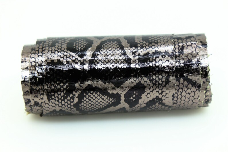 Metallic Cobra Snake Leather Hide Snakeskin Burmese Python Etsy