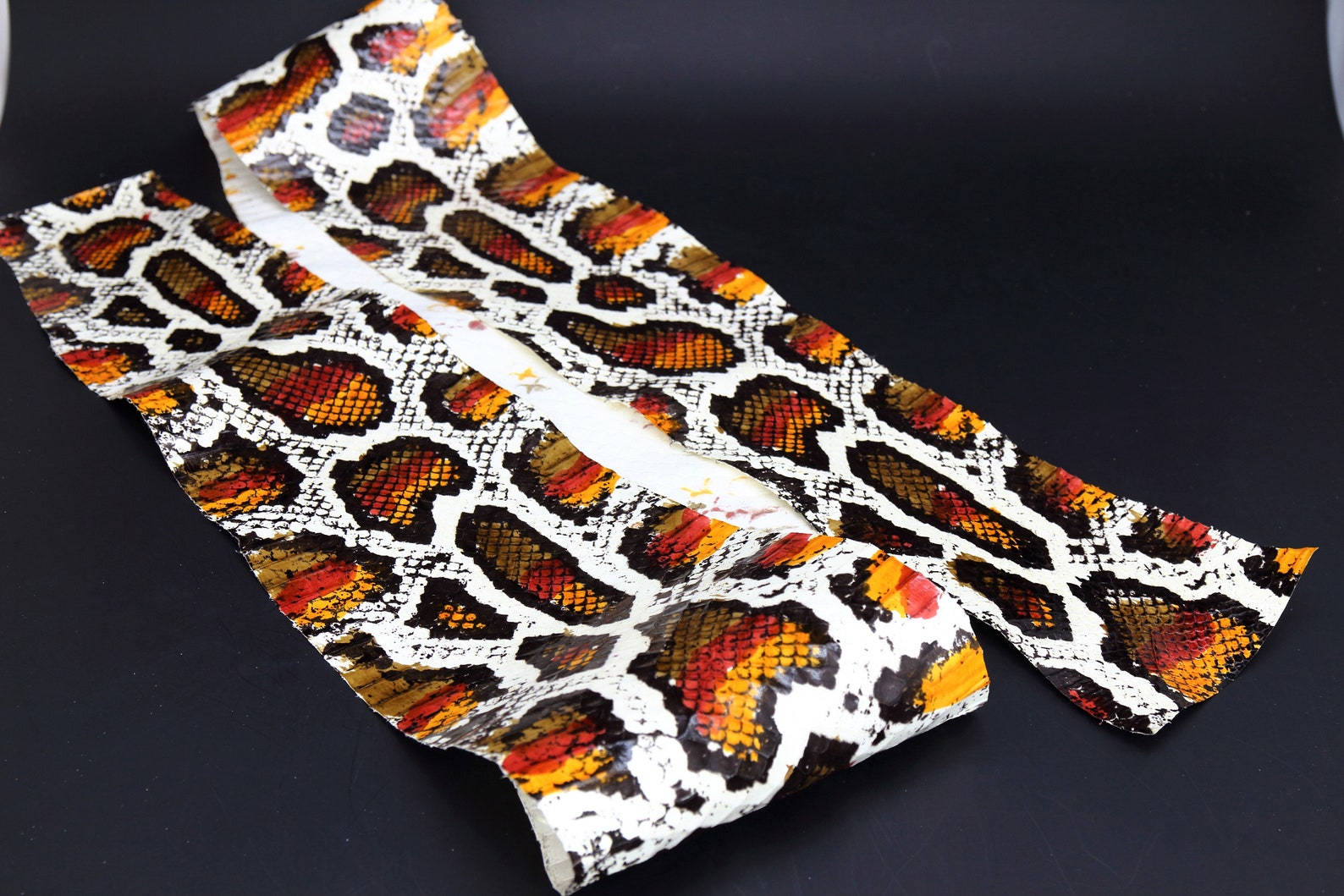 Cobra SNAKESKIN SNAKE SKIN Hide Tanned Burmese Python Hand - Etsy