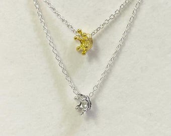 Cruel Prince inspired crown necklace choose from gold or silver Handmade