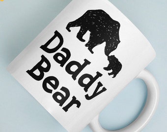 Daddy Bear Mug | Father's Day Gift for Dad | 11 oz or 15 oz Ceramic Coffee Cup