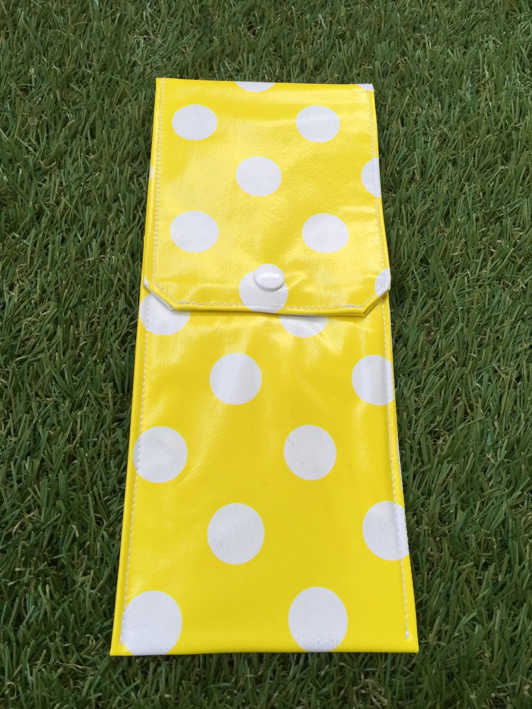 Etui/Pochette Trousse à Couverts Jaune Pois