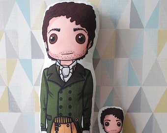 Mr Darcy Doll - Jane Austen - Pride & Prejudice - Elizabeth Bennet - Colin Firth - Literature - Book Love - Gift - Pemberley - Literary Hero