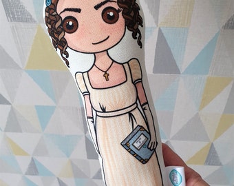 Elizabeth Lizzy Bennet Jane Austen Plushie Doll – Literary Gift, Book Lover Present, Mr Darcy, Pride & Prejudice