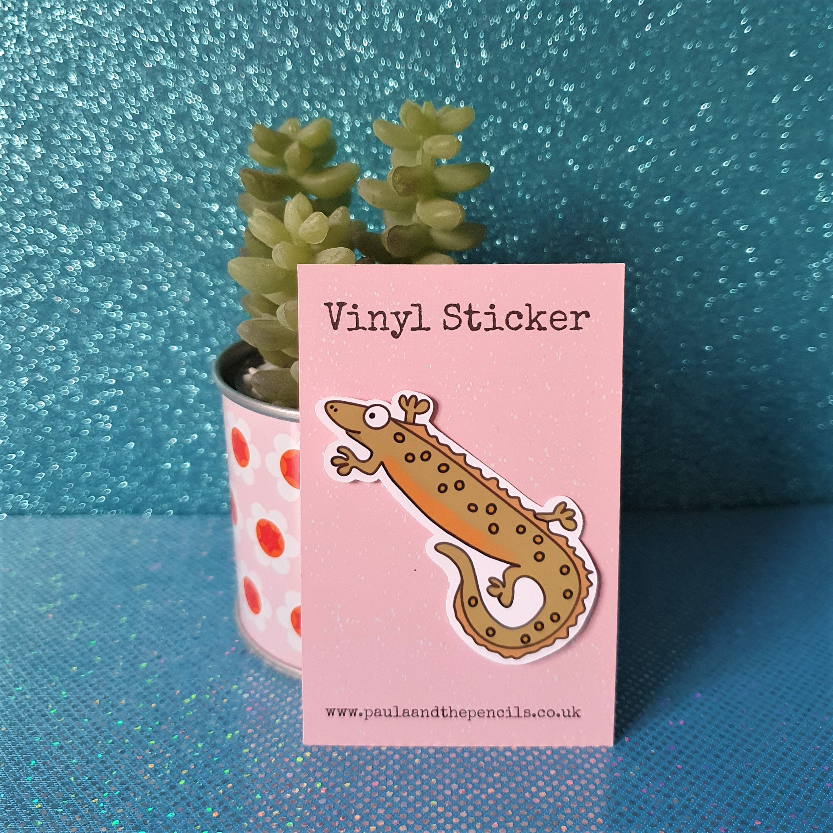 Send Newts Sticker Great Crested Newt Vinyl Sticker Amphibian Lover Cute Newt - Etsy UK