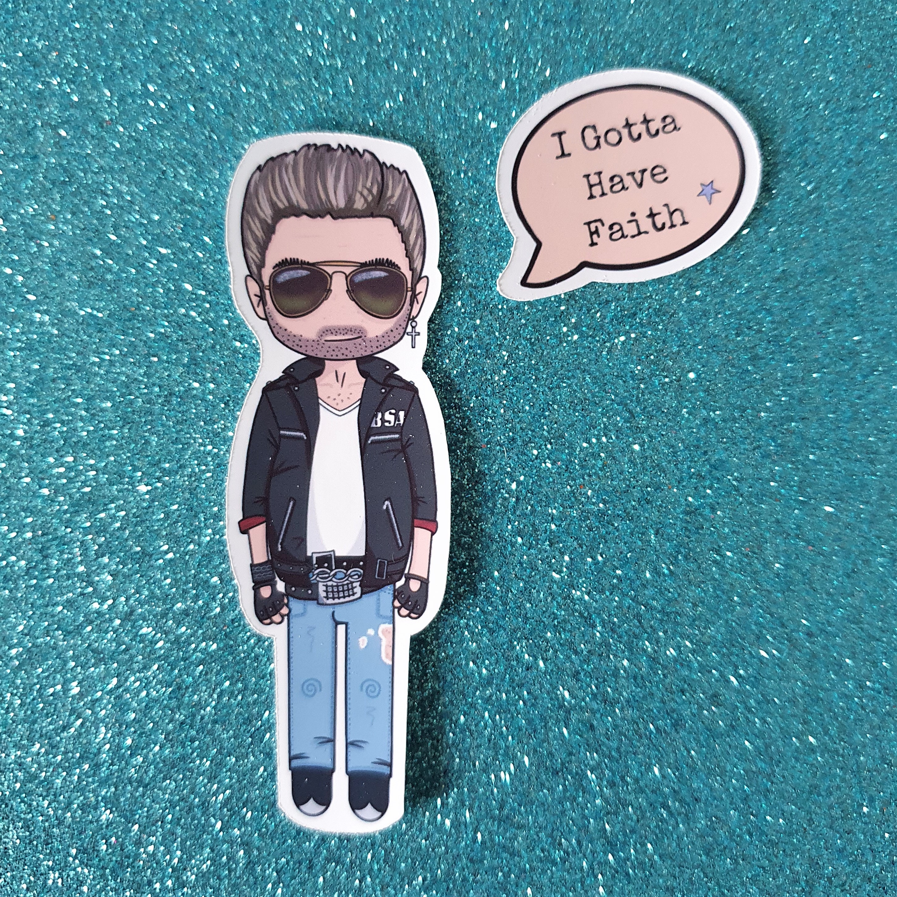 George Michael Inspired Vinyl Sticker Gift Wham Laptop | Etsy