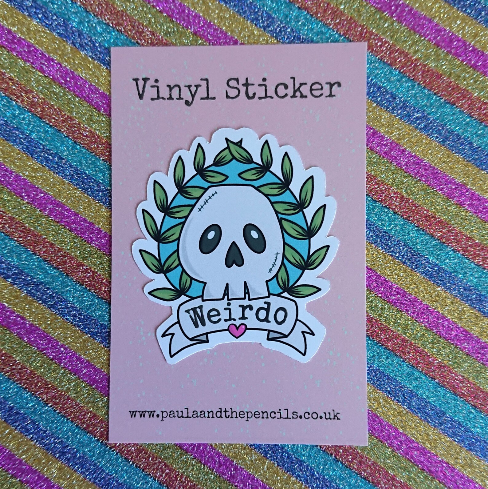 Weirdo Vinyl Sticker Gift for Her Gift for Him Odd Etsy UK