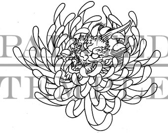 DRAGON MUM - CYFROWY - Grafika na zamówienie - Zawiera 4 formaty plików .svg .jpg .pdf .png