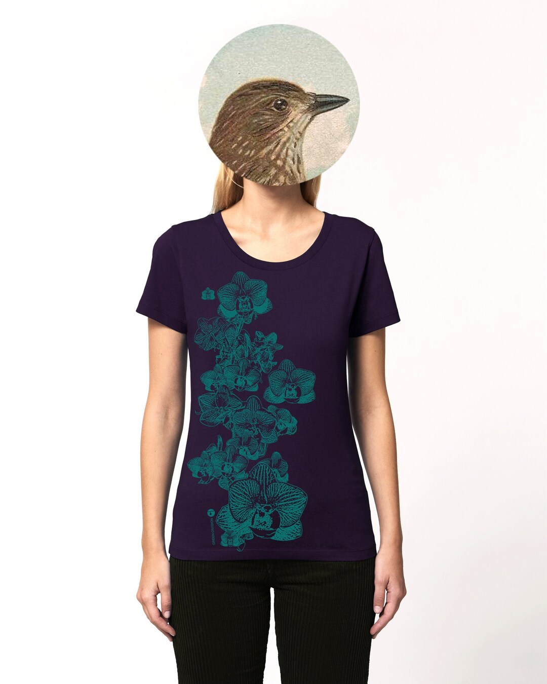 Adult's Orchid Bouquet Terry Trousers main image 1